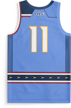 Load image into Gallery viewer, The "Blueland" Jersey (Standard Numbers)