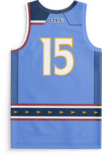 Load image into Gallery viewer, The "Blueland" Jersey (Standard Numbers)