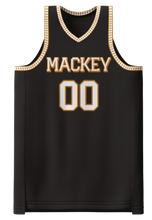 Load image into Gallery viewer, Men of Mackey - 2021 Black "Traintrack" Jersey (Custom Numbers)