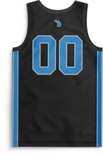 Load image into Gallery viewer, Honolulu Blues x WW - "Motor City" Jersey (Black/Custom Numbers)