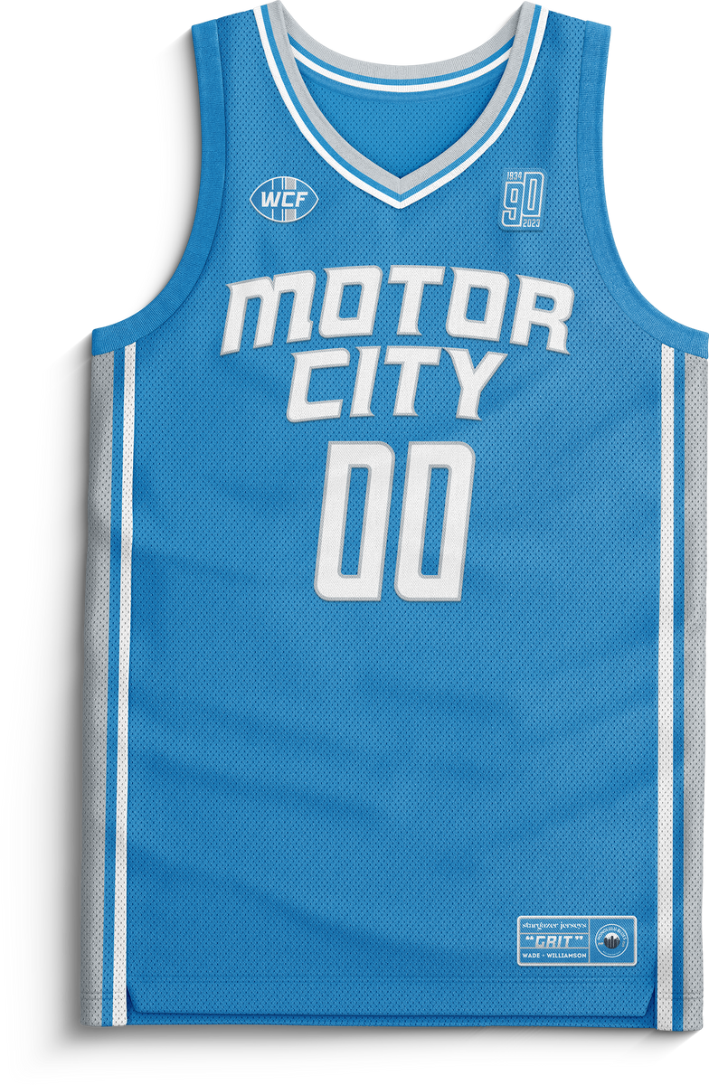 Honolulu Blues x WW "Motor City" Jersey (Custom Numbers) Wade and