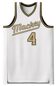 Men of Mackey - 2020 White "Script" Jersey