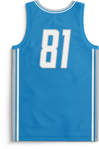 Honolulu Blues x WW - "Motown" Jersey (Standard Numbers)