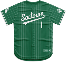 Load image into Gallery viewer, Kings Herald x WW - &quot;Sactown Baseball&quot; Jersey (Green)
