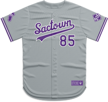 Load image into Gallery viewer, Kings Herald x WW - &quot;Sactown Baseball&quot; Jersey (Royal Gray)

