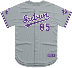 Kings Herald x WW - "Sactown Baseball" Jersey (Royal Gray)
