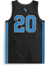 Load image into Gallery viewer, Honolulu Blues x WW - &quot;Motor City&quot; Jersey (Black/Standard Numbers)
