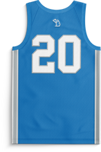 Load image into Gallery viewer, Honolulu Blues x WW - &quot;Motor City&quot; Jersey (Blue/Standard Numbers)
