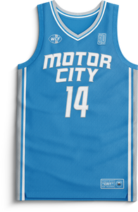 Honolulu Blues x WW - "Motor City" Jersey (Standard Numbers)