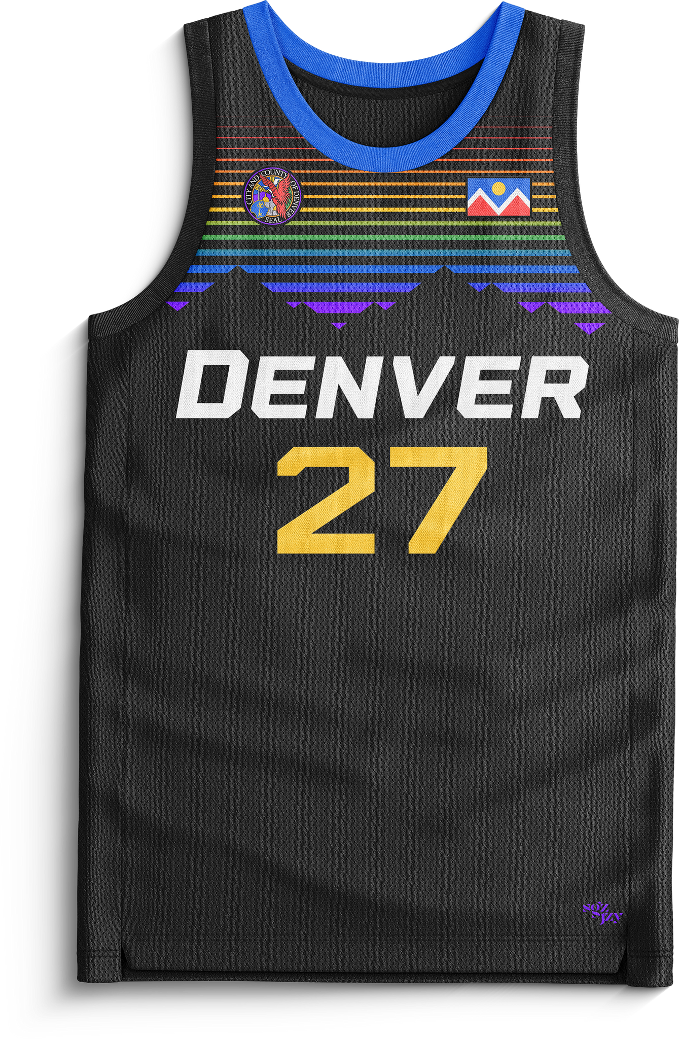 nuggets rainbow jersey products for sale