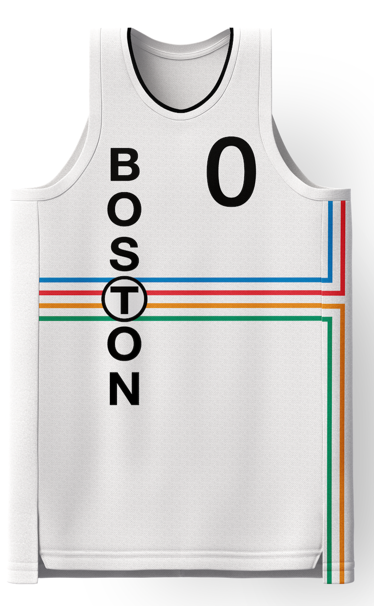 Pete Rogers designs some really great Boston Celtics jersey